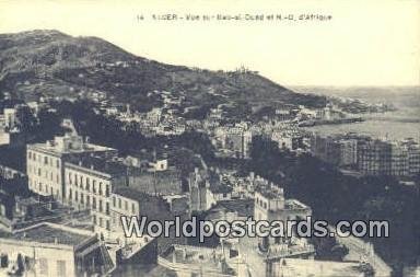 Vue sur Bab-el-Oued et ND D'Afrique Alger Algeria, Africa, Unused 