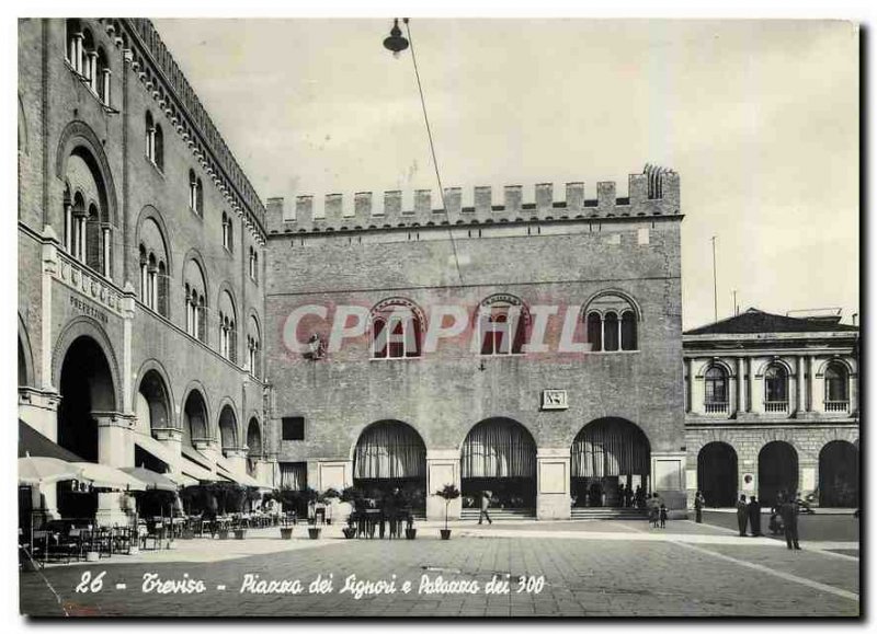 Postcard Modern Treviso Piazza dei Lignori e Palazzo dei 300