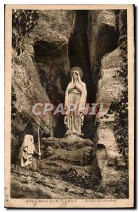 Old Postcard Mont Saint Odile Lourdes Grotto