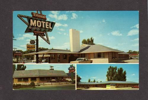 IL-Colonial Lodge Motel ELGIN ILLINOIS POSTCARD PC