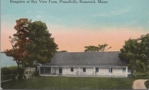 Postcard Bungalow at Bay View Farm Pennellville Brunswick ME