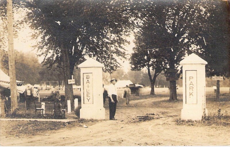 RPPC, c.'12, Chautaqua Grounds, Camp Point,IL, from Quincy IL, #22,Old Post Card