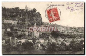 Postcard Old Rocamadour