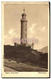 Old Postcard Edinburgh Neison Monument