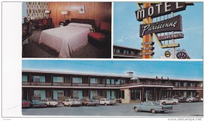 3-views,  La Parisienne Motel,  Montreal,   Quebec,  Canada,  40-60s