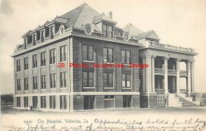 IA, Waterloo, Iowa, City Hospital, Exterior View, 1906 PM, Rotograph No 10539