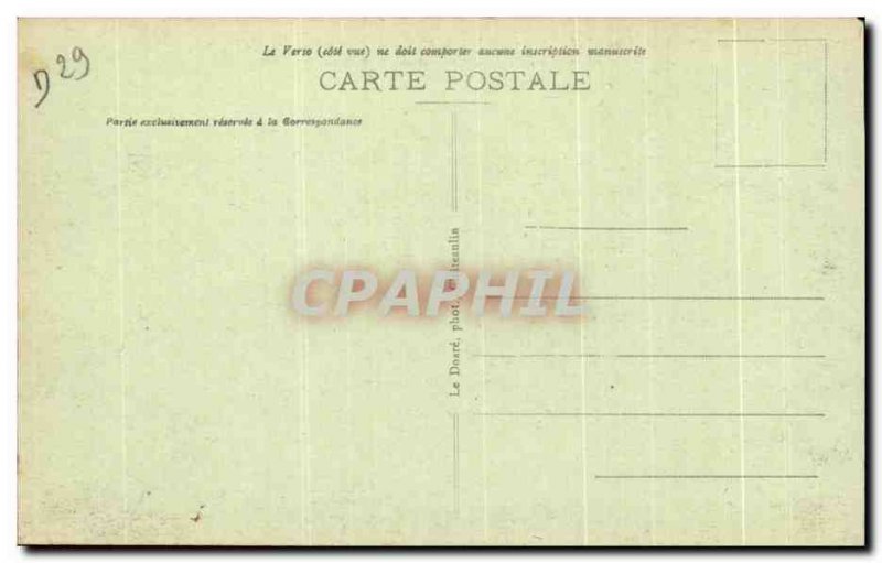 Old Postcard Camaret sur Mer Pointe de Penhir the Tas de Pois Green Room Views