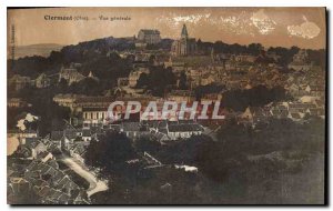 Old Postcard Clermont Oise Vue Generale