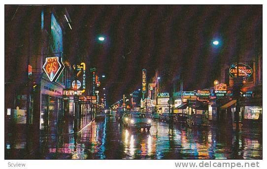 Nigh View , DUNDAS St , LONDON , Ontario , Canada , 50-60s