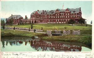 Vintage Postcard 1906 The Northfield Historical Building Landmark Northfield MA