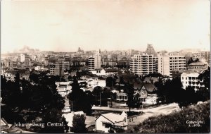 South Africa Johannesburg Central Vintage RPPC C089