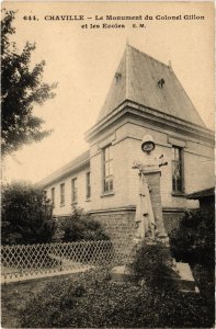 CPA Chaville Monument du Colonel Gillon et les Ecoles (1314649)