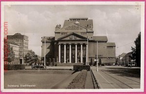af9404 - VINTAGE POSTCARD Postcards - 1939 - Duisburg, City Theatre - Theatre-