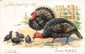 Artist R J Wealthy Thanksgiving Greetings 1906 