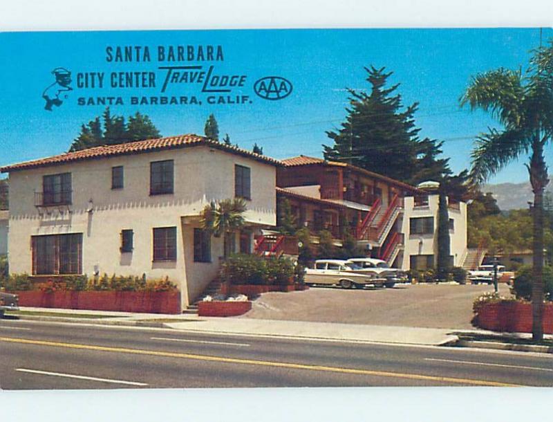 Unused Pre-1980 TRAVELODGE MOTEL Santa Barbara California CA c0171