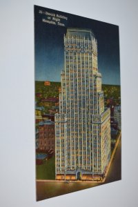 Sterick Tower Memphis Tennessee Postcard Curt Teich 8B-H1456