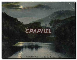 Old Postcard La Bourboule Dam Lake