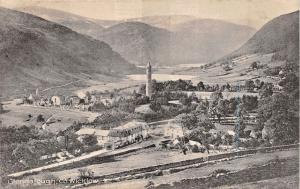 GLENDALOUGH WICKLOW IRELAND~PANORAMIC LAWRENCE PUBLISHED PHOTO POSTCARD