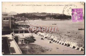 Old Postcard Saint Jean de Luz (Basque coast) General View from the Moderne H...