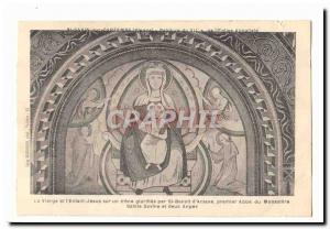 St Savin on Gaartempe Old Postcard leglise abbey of the 12th Paint & # virgin...