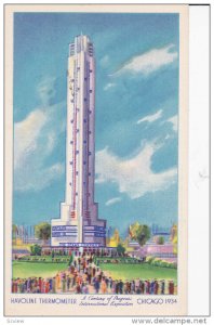 1934 Exposition , CHICAGO , Illinois ; Havoline Thermometer