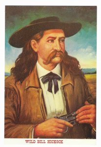 Wild Bill Hickock Gunfighter Shot in the Back While Playing Poker   4 by 6