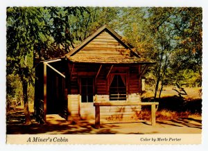 Postcard A Miner's Cabin Continental View Card