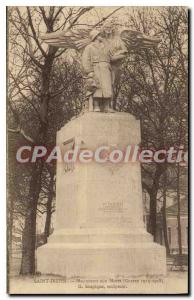 Postcard Old Saint Dizier Monument Aux Morts