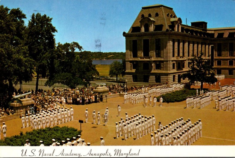 Maryland Annapolis U S Naval Academy Noon Formation 1992