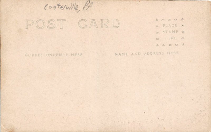 F93/ Coatesville Pennsylvania RPPC Postcard c1910 Bridge River