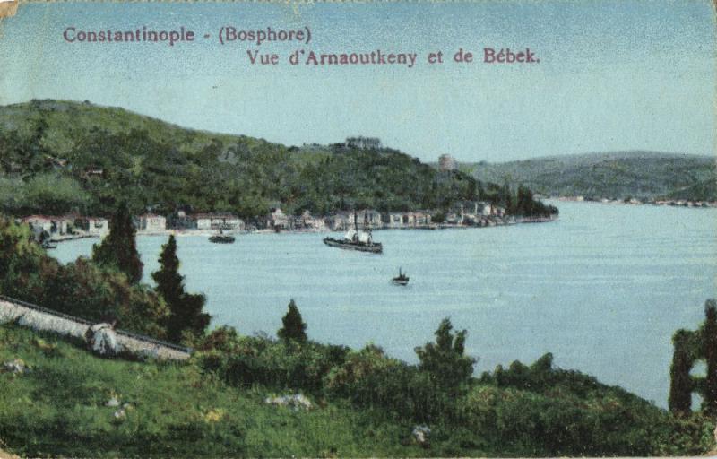 turkey, CONSTANTINOPLE, Bosphorus, Vue d'Arnaoutkeny et de Bébek (1910s)