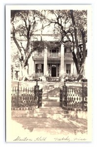 Stanton Hall Natchez Mississippi RPPC Postcard