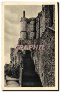 Old Postcard Mont Saint Michel and Chatelet large degree