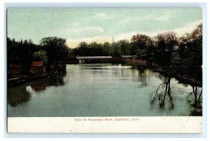 View Of Rippowan River Stamford CT Connecticut Postcard (AG4)