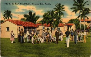 PC GOLF, USA, FL, CORAL GABLES COUNTRY CLUB, Vintage Postcard (b45418)