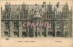 Postcard Rouen 6 Old Courthouse