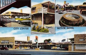 City Center Motor Hotel Portland, Oregon Highway 30 Roadside Postcard ca 1950s