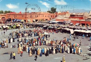 CONTINENTAL-SIZE 1973 MARRAKECH, LA PLACE DJEMAA EL F'NA, MOROCCO