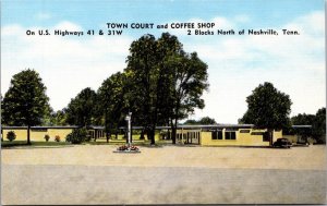 Postcard Town Court and Coffee Shop U.S. Highways 41 & 31W Nashville, Tennessee