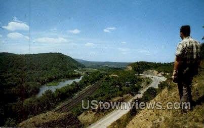 US 22 & Juniata River - Huntingdon, Pennsylvania PA  