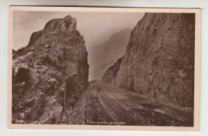 P2377,  vintage RPPC the gorge at glen coe scotland