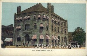 Post Office - Asbury Park, New Jersey NJ Postcard