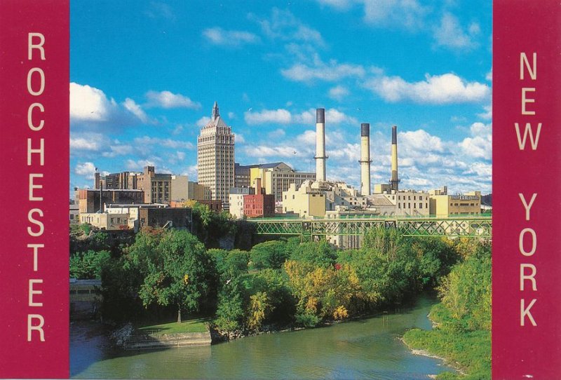 Rochester NY, New York - Genesee River - Kodak Corporate Office Building