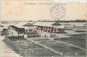 Old Postcard Casablanca Countryside Hospital Vue Generale Western Army