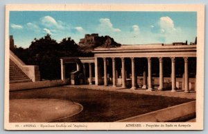 Athens  Greece  Stadium  Postcard