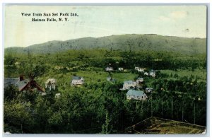 c1910's View From Sun Set Park Inn Haines Falls New York NY Antique Postcard