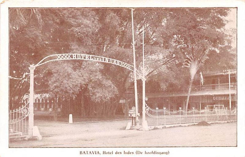 Hotel des Indes Batavia Indonesia, Republik Indonesia Unused 