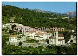 Postcard Modern Charm And Colors Of Corsica Vivario Vue Generale
