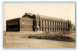 New Gymnasium ISC Ames Iowa University c1930's RPPC Photo Postcard 