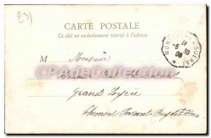 Old Postcard Moutier D'Ahun Bridge